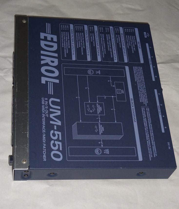 UM-550 EDIROL Roland MIDI USB Interface Edirol - MIDI