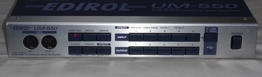 UM-550 EDIROL Roland MIDI USB Interface Edirol - MIDI