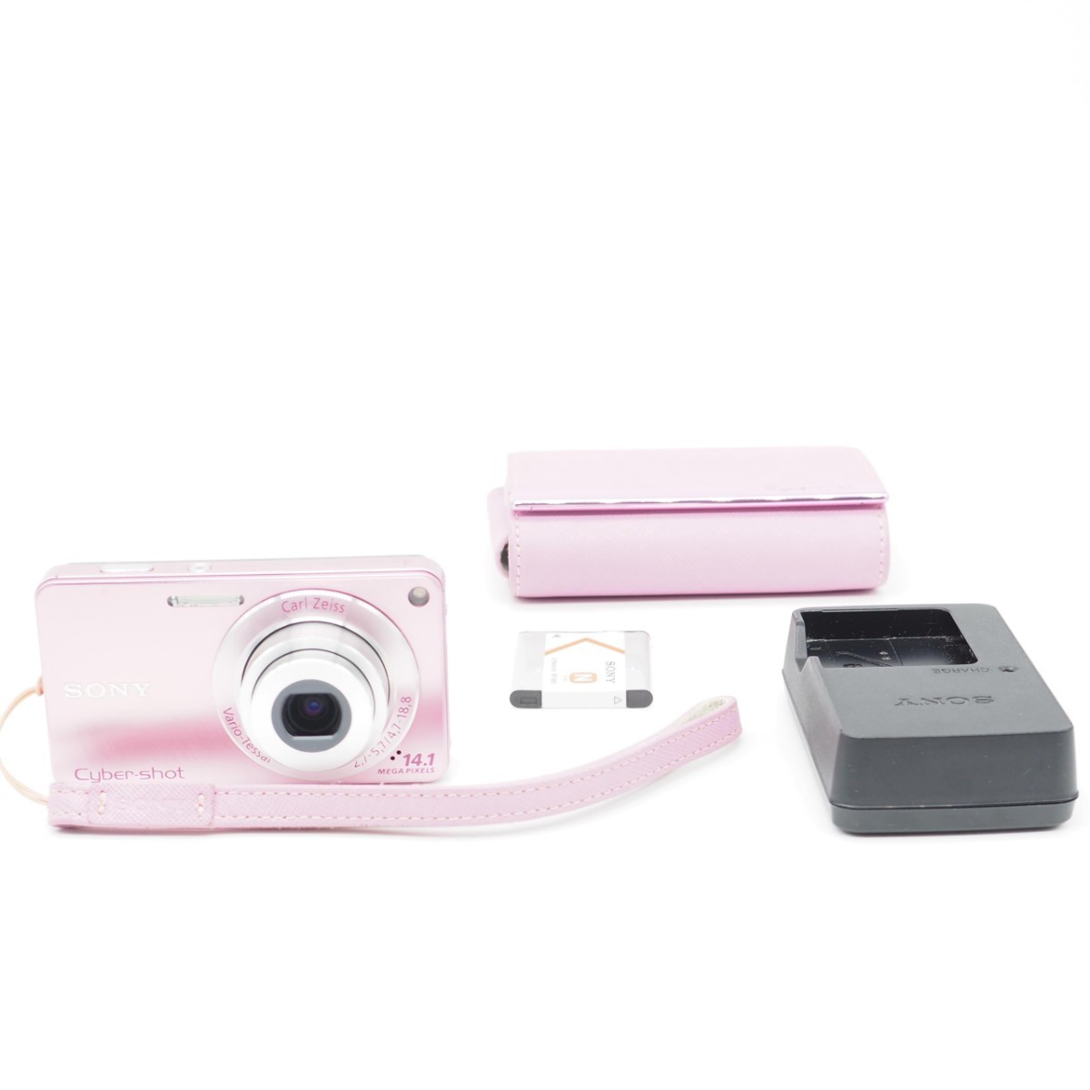 実用品SONY ソニー デジタルカメラ Cybershot W350 ピンク DSC