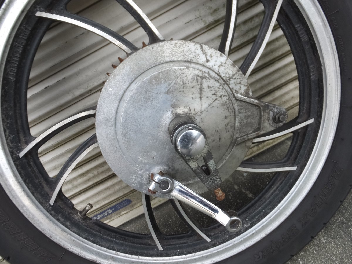 XJ550 純正 当時物 ホイール前後セット アクスル類付き 4V8 YAMAHA 
