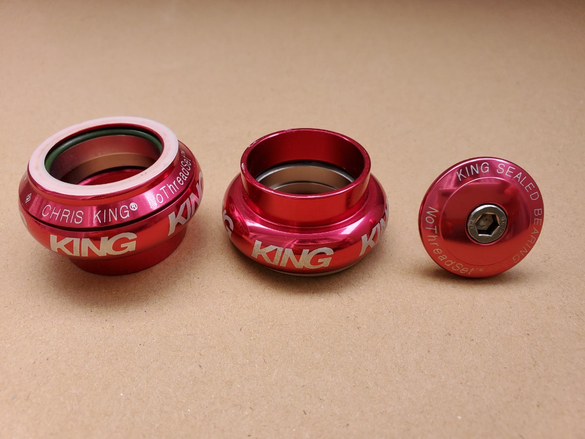 CHRIS KING NO THREADSET PINK 1 1/8 【公式通販】