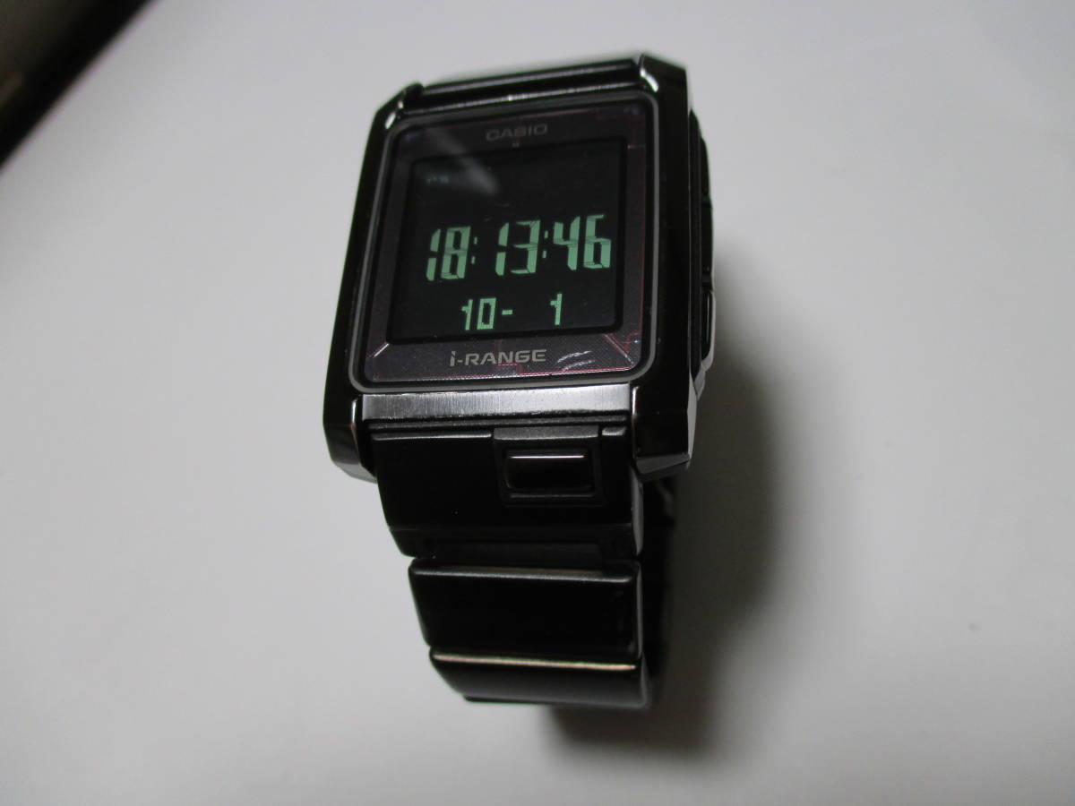 CASIO i-RANGE IRW-101 タフソーラー アイ・レンジ ブラックモデル 