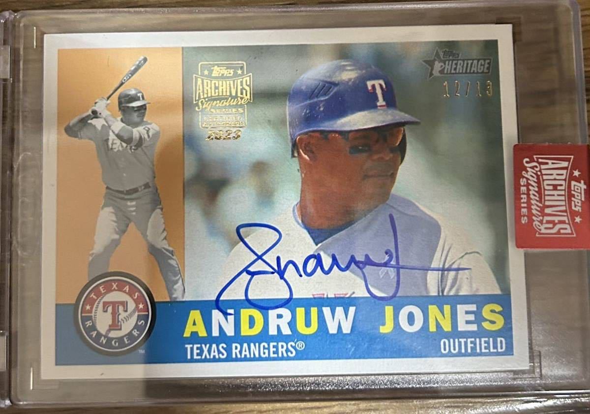 2023 Topps Archive Signature Series Baseball - Retired Player Edition アンドリュージョンズ