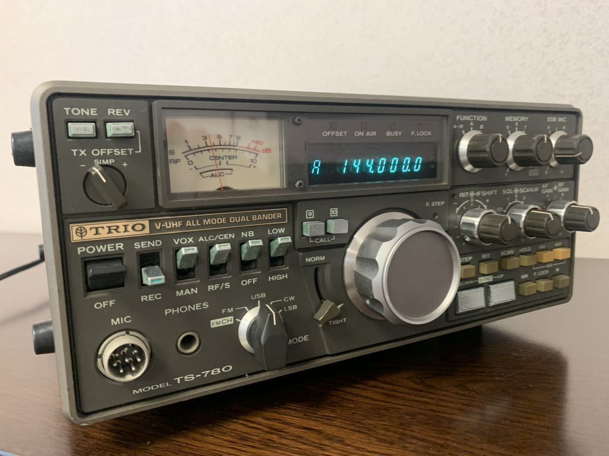 TS-780 TRIO ジャンク トリオ - ALL MODE V-UHF 144⁄430MHz DUAL