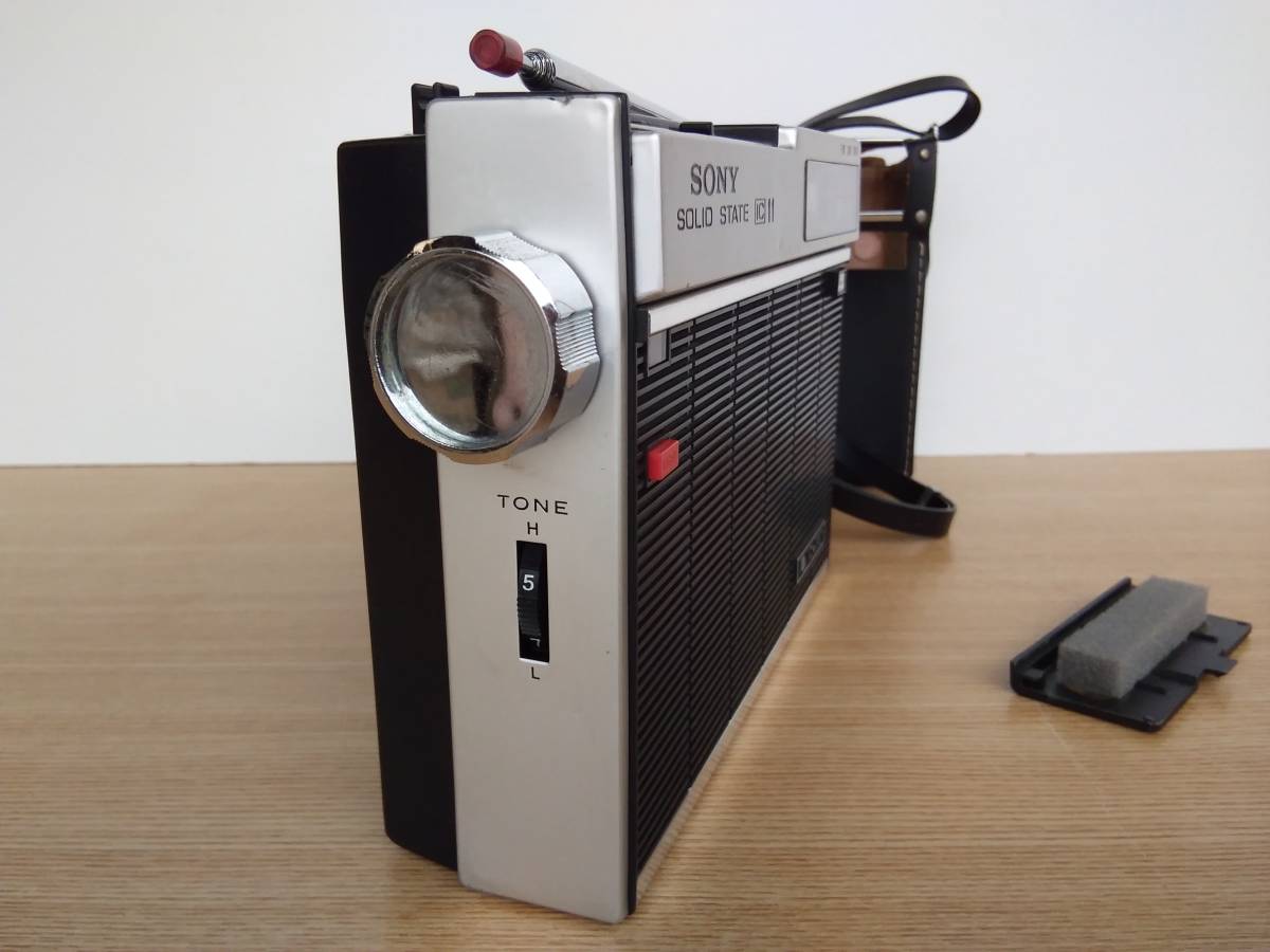 SONYアンティークラジオretro,ICF-110＊中古動作品＊昭和レトロラジオ