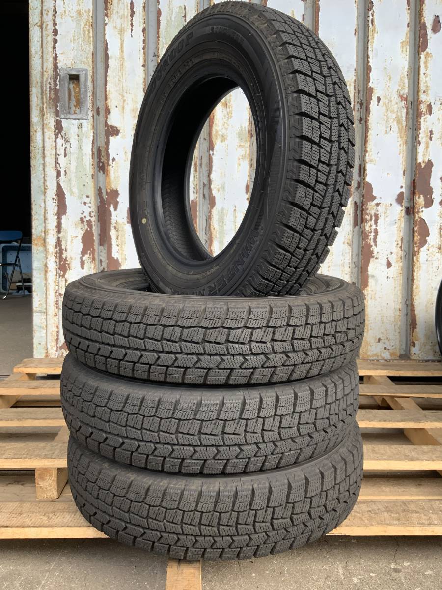 ダンロップ ウィンターマックス02 145/80R13 タイヤ鉄ホイールセット
