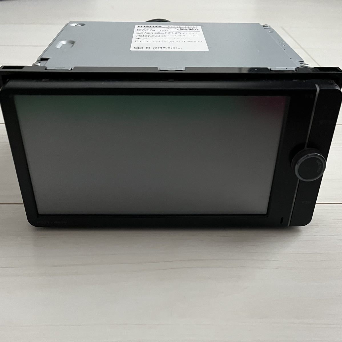 トヨタ純正ナビ NSZT-W62G SDナビ Bluetooth メモリーナビ フルセグ