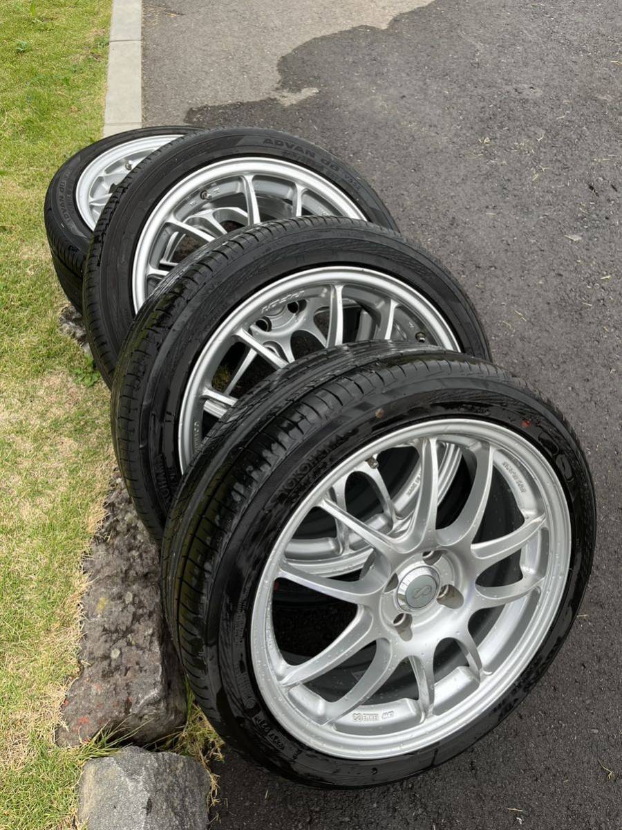 ENKEI エンケイ 軽量 PF01 17×7J +45 100-4H 17インチ ホイール 