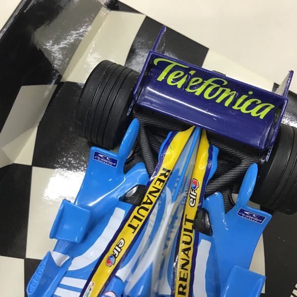 新品，2025 1円〜 ミニチャンプス 1/43 ルノーF1チーム R25 F.アロンソ ウィナー フランスGP 2005