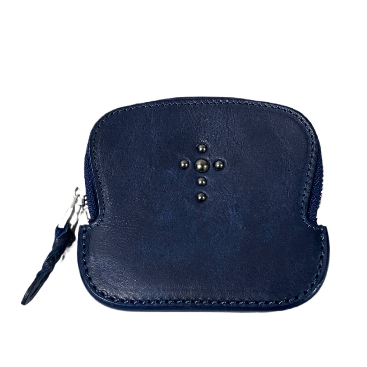 DOPE＋DRAKKAR ディープブルーシェルウォレット ミニ 財布 レザー ドープ 店舗受取可