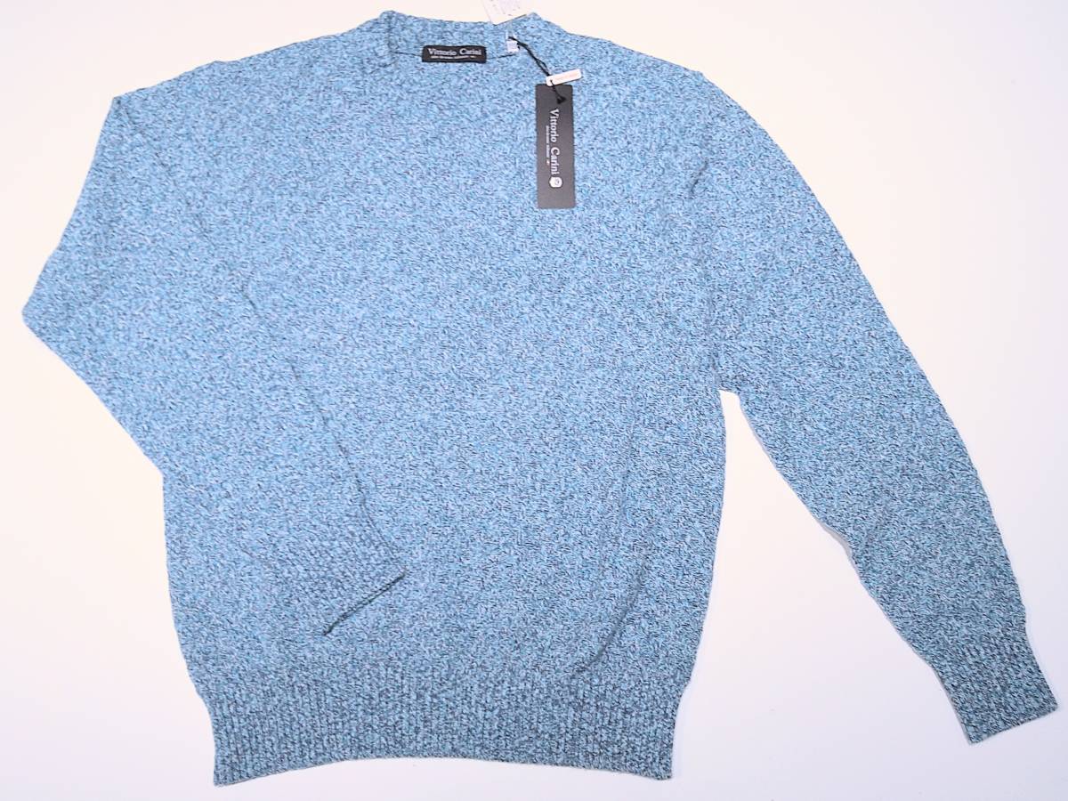 新品未使用！サイズ46 定価2.6万 カリーニ 日本製高級セーター Vittorio Carini