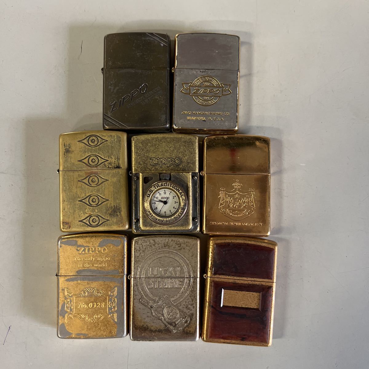 ZIPPO ジッポーライター 8台まとめ 動作未確認