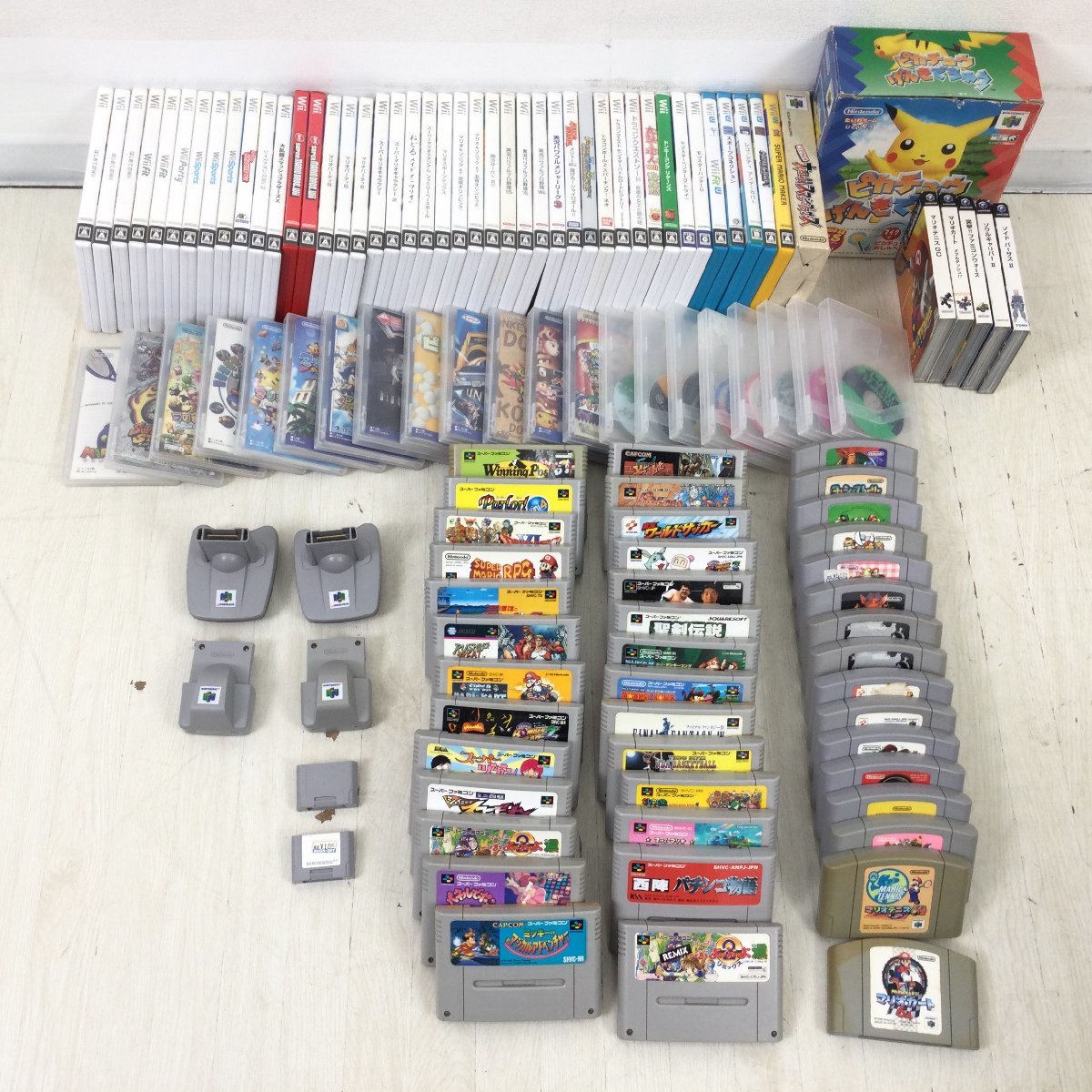 1210【1円～/ジャンク】ゲームソフト まとめ 114本 Nintendo 任天堂