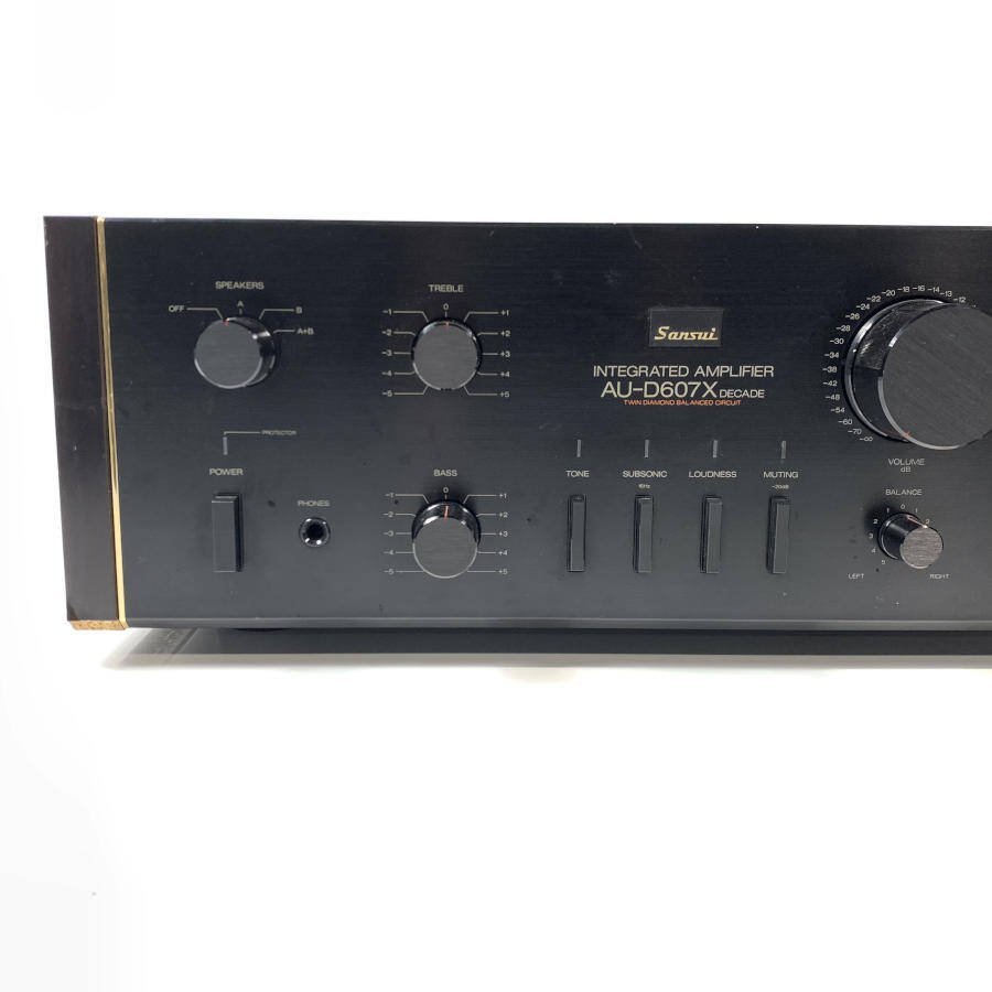 Sansui 山水 AU-D607X DECADE プリメインアンプ 105W+105W/6◇現状品
