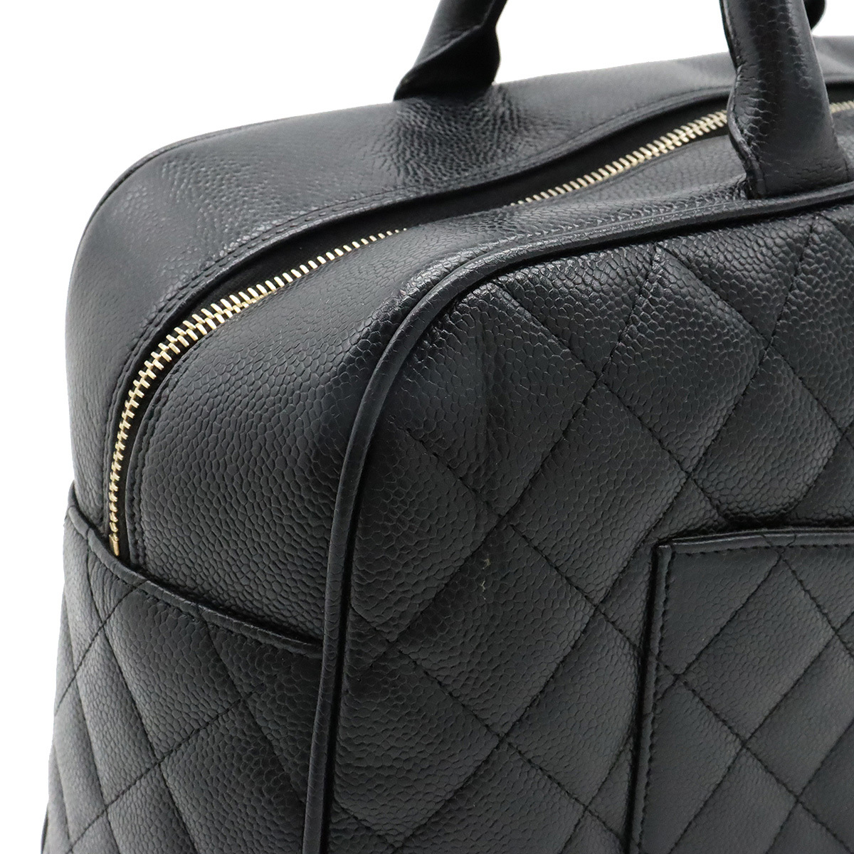 CHANEL シャネル マトラッセ ココマーク ハンドバッグ ミニボストン 