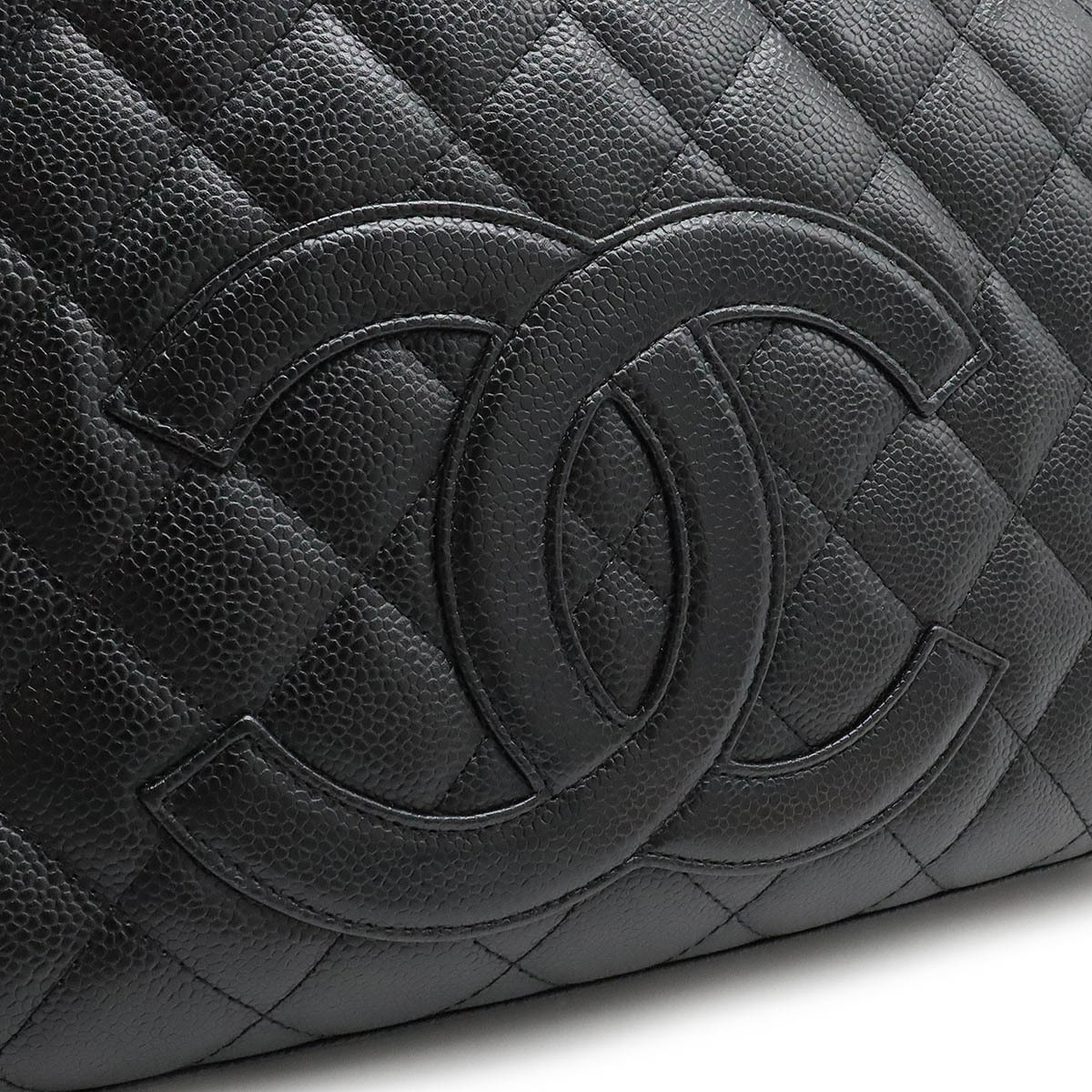 希少】CHANEL ミニ ボストンバッグ ハンドバッグ レザー ココマーク 
