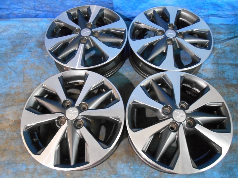 ★☆ 三菱純正 ★☆ 15×4.5J +46 PCD100/4H 4本 eKワゴン eKスペースカスタム eKクロス ★迅速発送 送料安い 店頭受け取り対応 長野県 +46 15インチ PCD100 4本 デリカミニ ギャラン等