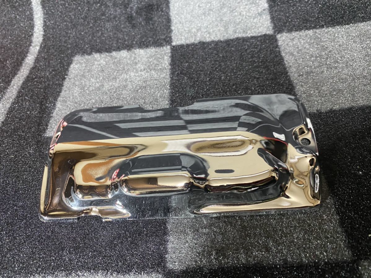 GS400 メッキ セルカバー セルモーター カバー 新品 ドレスアップ