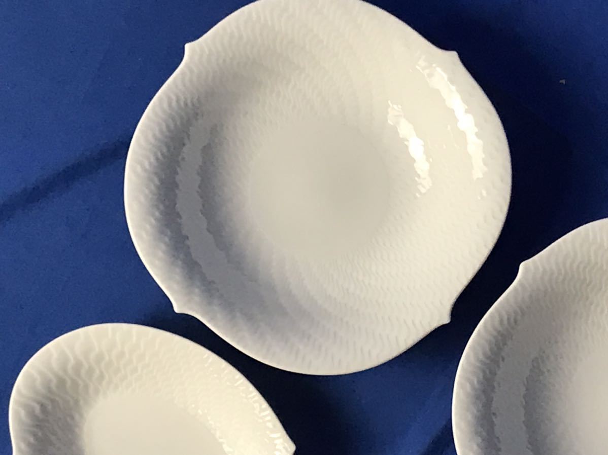 1000円~□☆Meissen☆マイセン 波の戯れ プレート 深皿 直径22cm