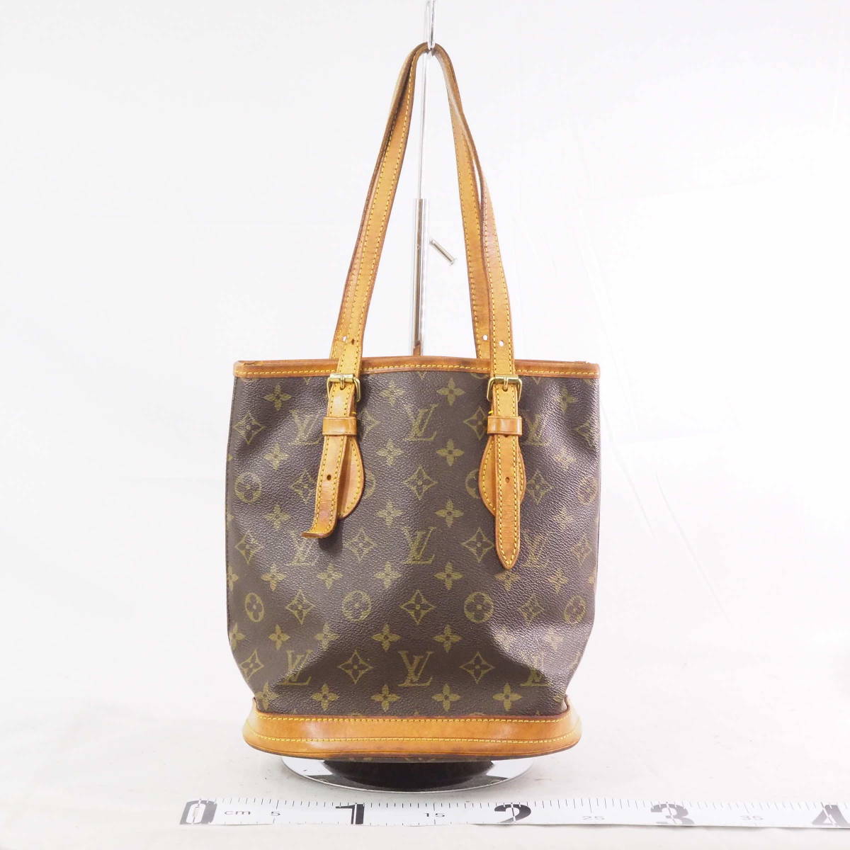 ルイ・ヴィトン モノグラム プチ・バケット PM LOUIS VUITTON バケツ型 トートバッグ ショルダーバッグ[FL1011-SI3