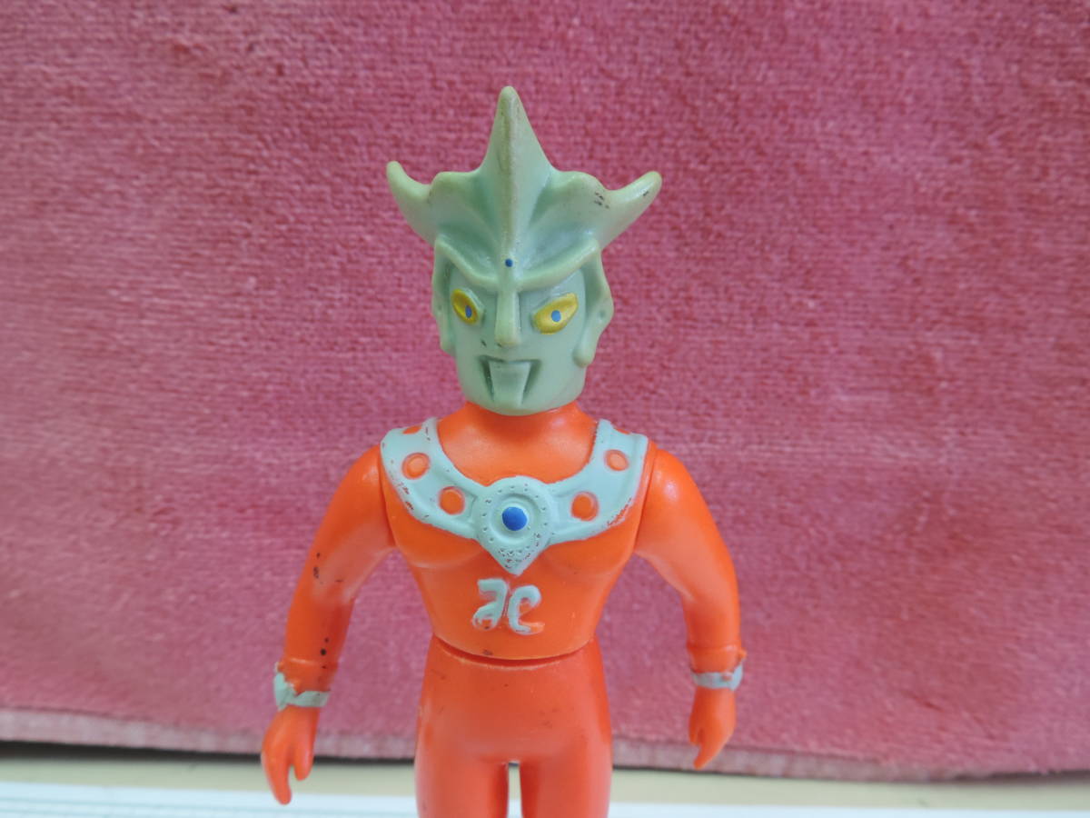 マルサン　円谷プロ　 ソフビ 　ウルトラマンレオ　　当時物 　特撮　約15㎝ 　スモールバルタンなど　計６点_4