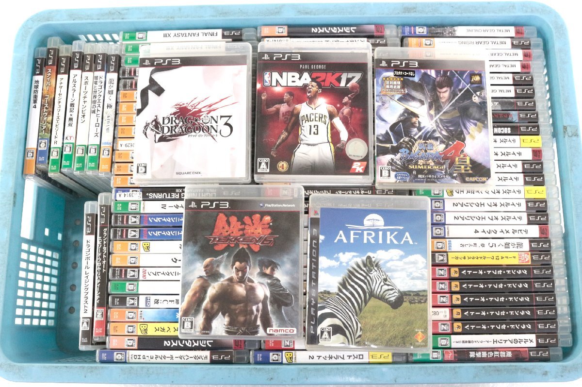 【中古・ジャンク品】1円 PS3ソフトセット AFRIKA 鉄拳6 ドラッグオンドラグーン3 NBK2K17 戦国BASARA皇 他 【要年齢確認】.，