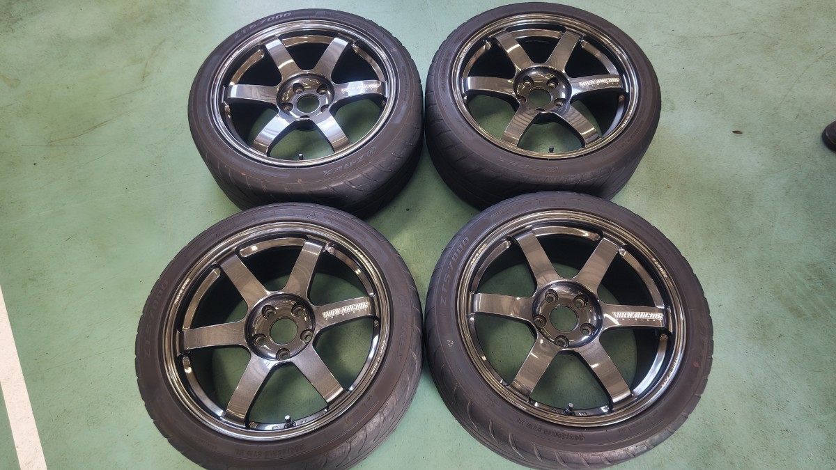RAYS TE37 SAGA 18×9.5J+45 114.3 4本 レイズ ボルクレーシング RAYS