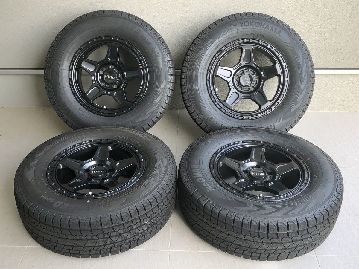 新作入荷，限定セール 9分山 ヨコハマ アイスガードG075 235/70R16 2022年製&times;4 KMC KM721 16in 7.0J +15 PCD114.3-5 M12&times;1.5 ナット20個付き RAV4等(スタッドレスタイヤ)｜売買されたオークション情報、yahooの商品情報をアーカ 5穴