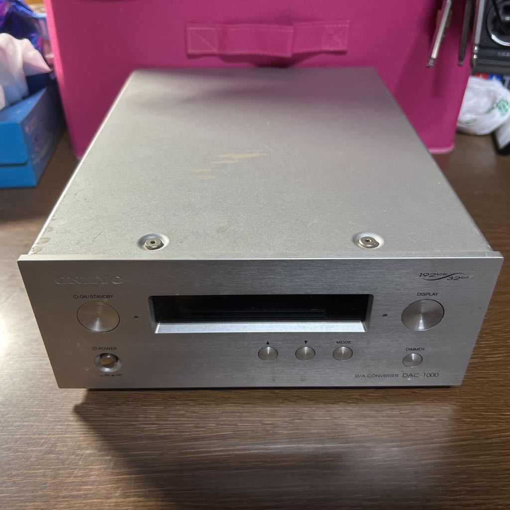 ONKYO DAC-1000 D/Aコンバーター 動作確認済 USBケーブル付 ONKYO DAC-1000 D⁄Aコンバーター 動作確認済 USBケーブル付 ONKYO⁄DA