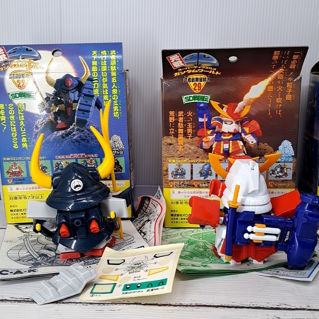 4体セット】元祖 SD ガンダム 22 武者頑駄無Mk-Ⅱ 29 武者駄舞留精太 