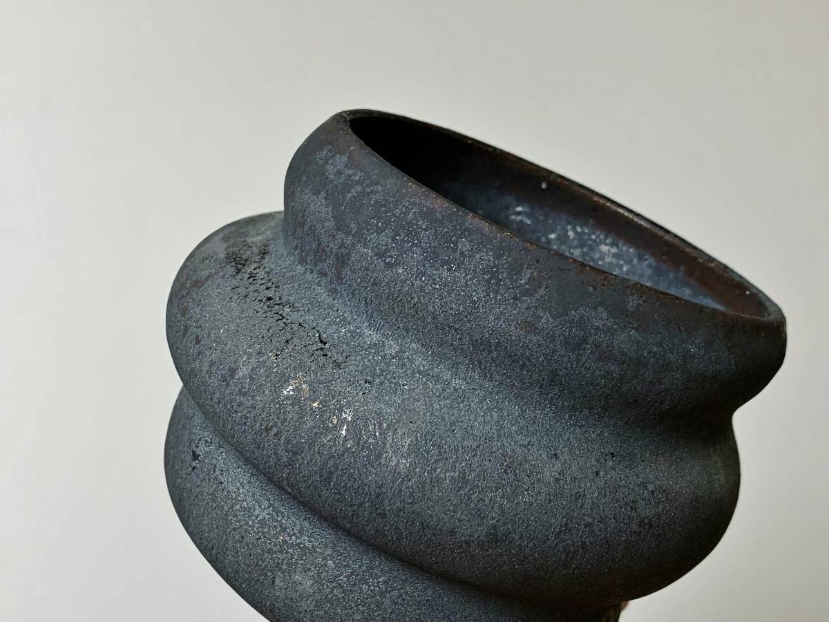 細川政己　鉢　新品未使用 未使用新品 y鉢 大鉢 細川政己 花器 花瓶