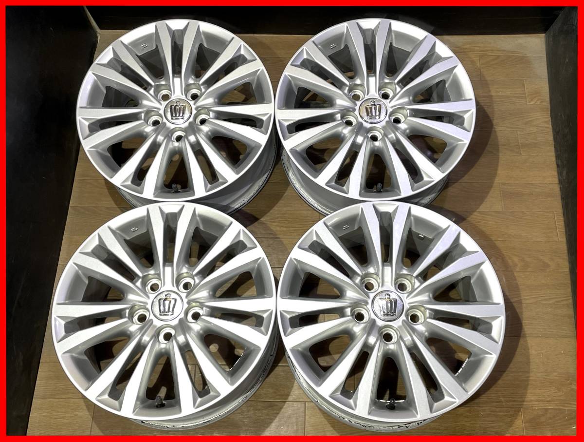 ☆【即決】トヨタ 210 クラウン 16x7J+40 中古4本☆送料:全国一律4900