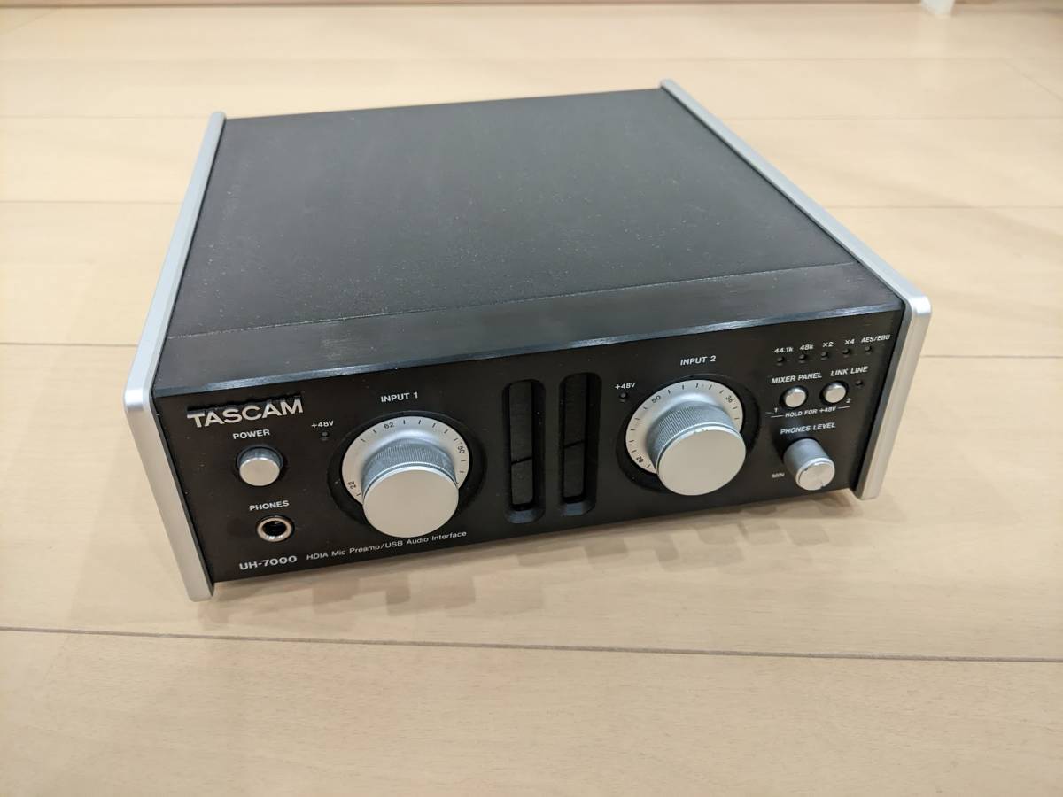 Tascam UH-7000 USB オーディオインターフェース TASCAM UH-7000 Mic