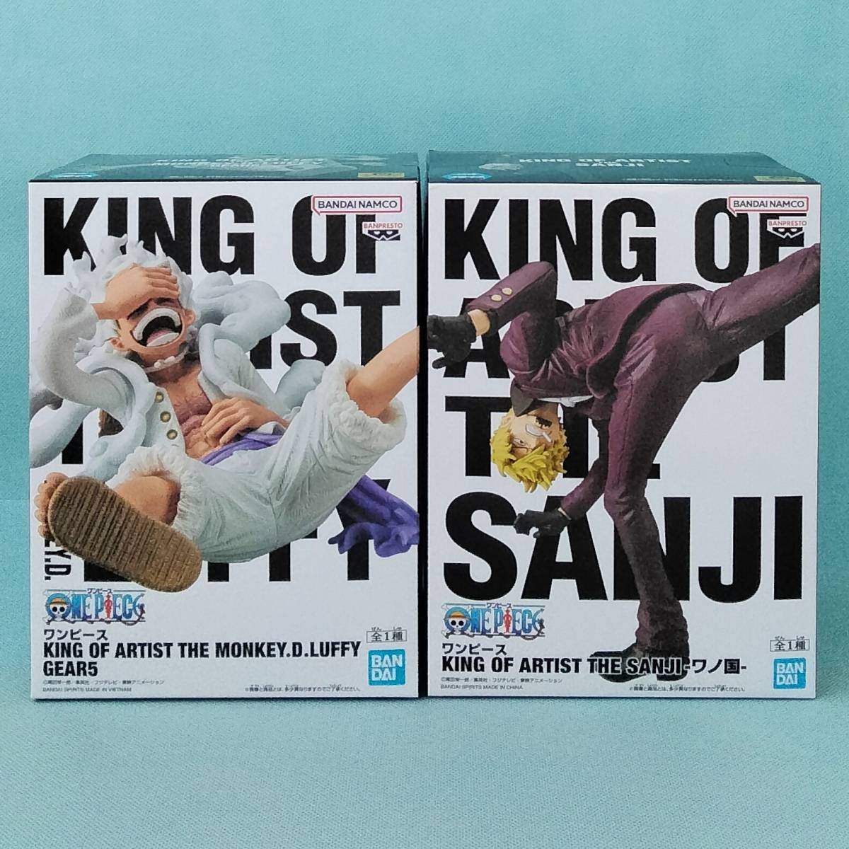ワンピース OF ARTIST KING ルフィ サンジ ゾロ THE T116 ONE ルフィ 