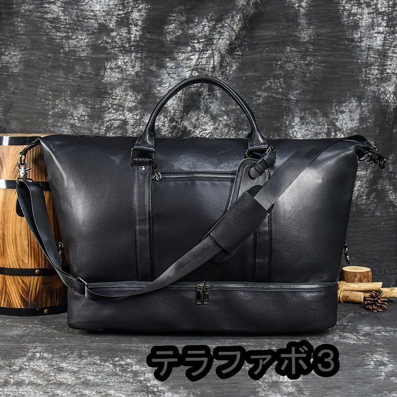ボストンバッグ メンズ 本革 トラベルバッグ 革 旅行鞄 ゴルフバッグ スポーツバッグ 大容量 旅行 出張用 レザー バケットバッグ