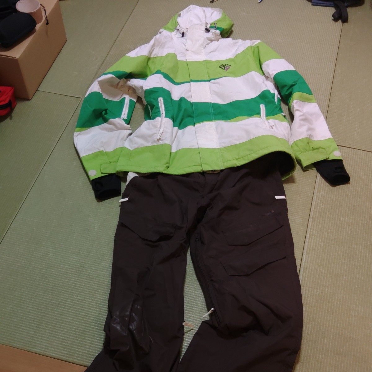 BURTON スノーボードウェア M チェック柄 BURTON チェック柄 バートン