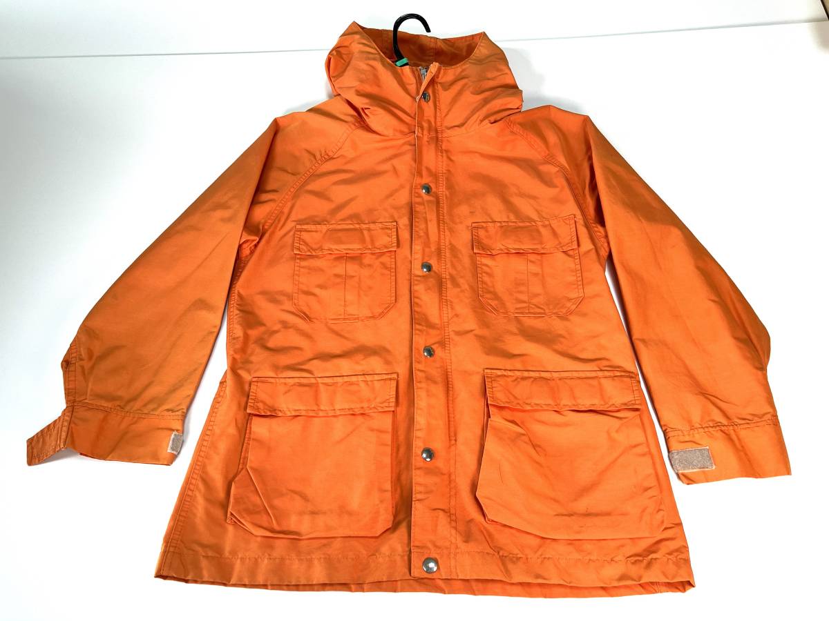 希少 70s初期 USA製 筆記体ロゴ LL Bean マウンテンパーカー コットン 