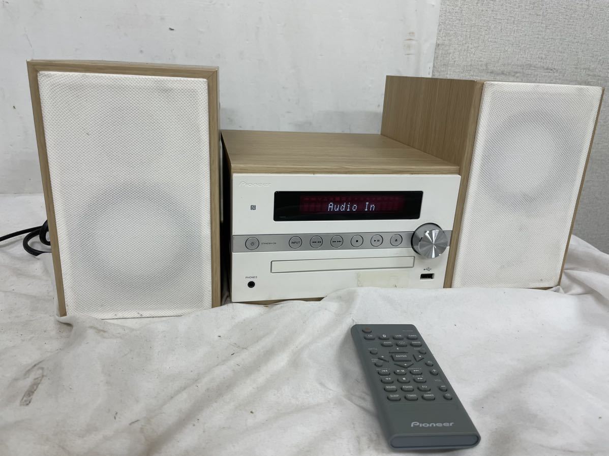 Pioneer/パイオニア CD ミニコンポ X-CM56 専用リモコン付