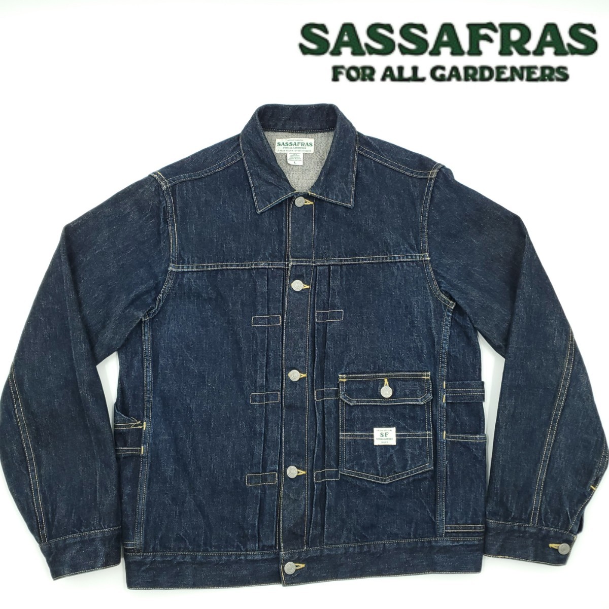 ササフラス デニムガーデナージャケット SASSAFRAS GARDENER JACKET G  