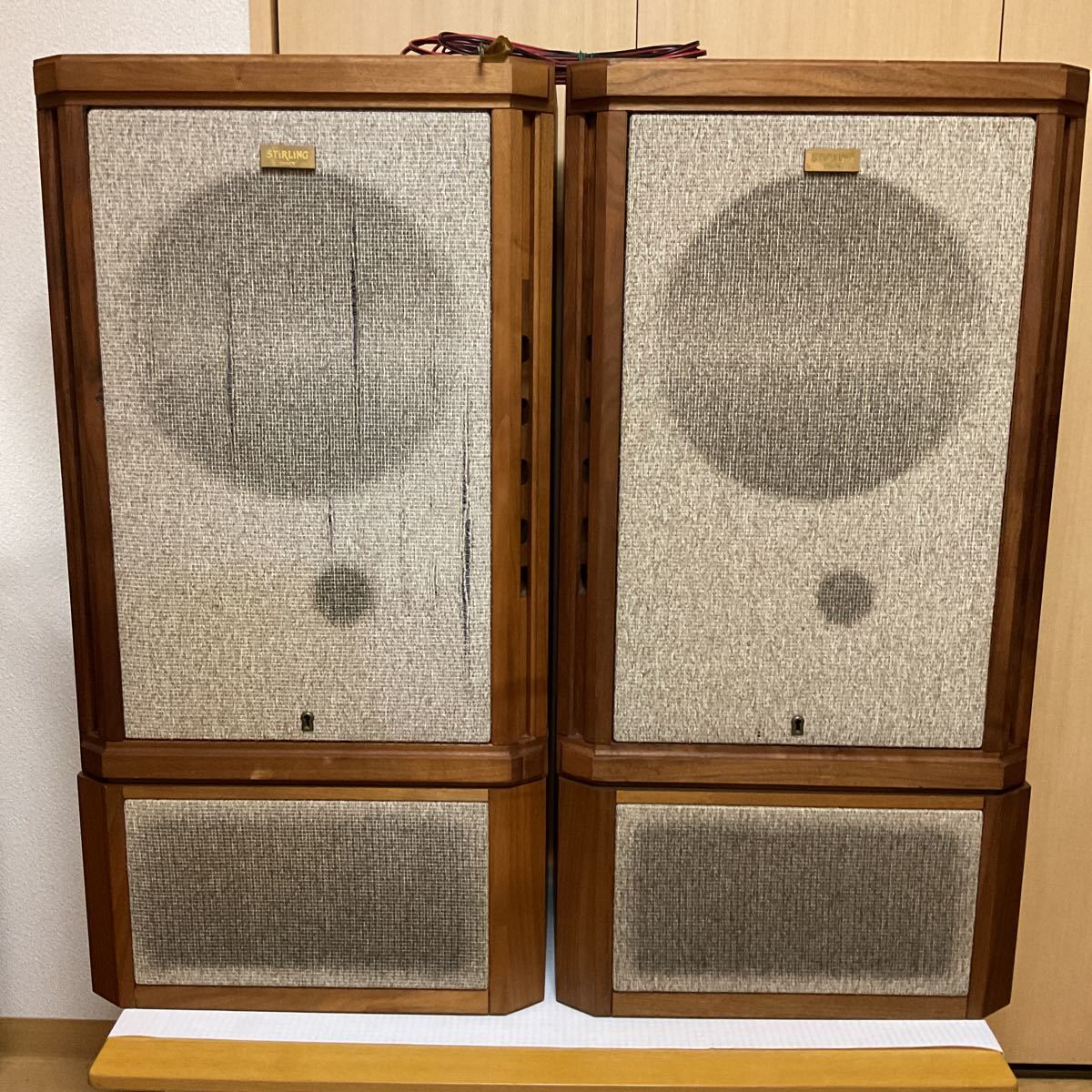 TANNOY Stirling タンノイ スターリング スピーカー ペア　ペア専用スタンド付　動作確認済/現状品