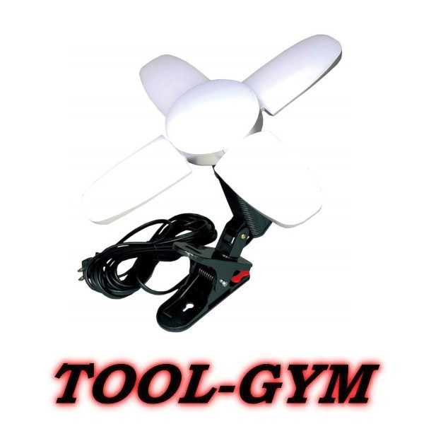 ウイングエース[WINGACE] スーパールミネX 60 LED電球付クリップランプ　LA-6005-LED