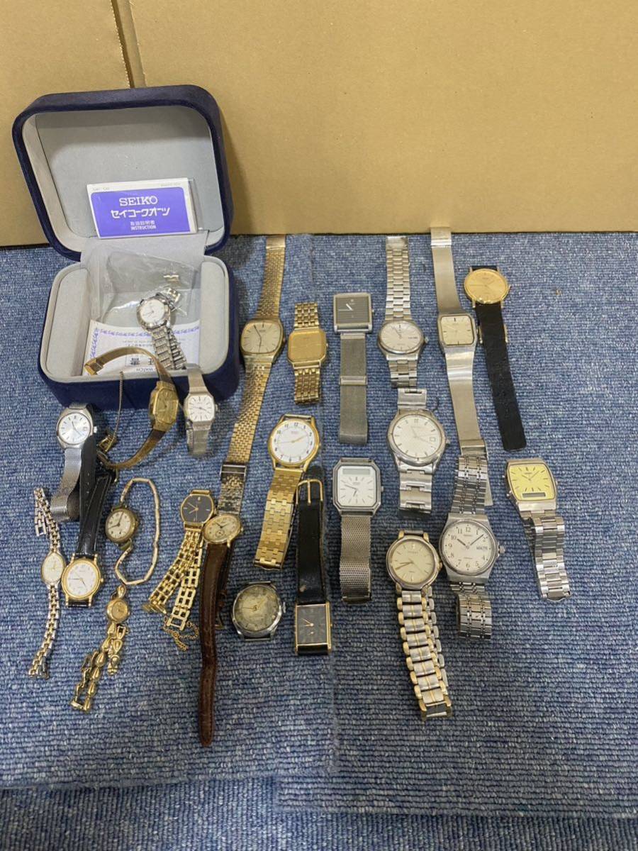 JY107 SEIKO 腕時計 まとめ quartz 手巻き 自動巻き 24本 メンズ