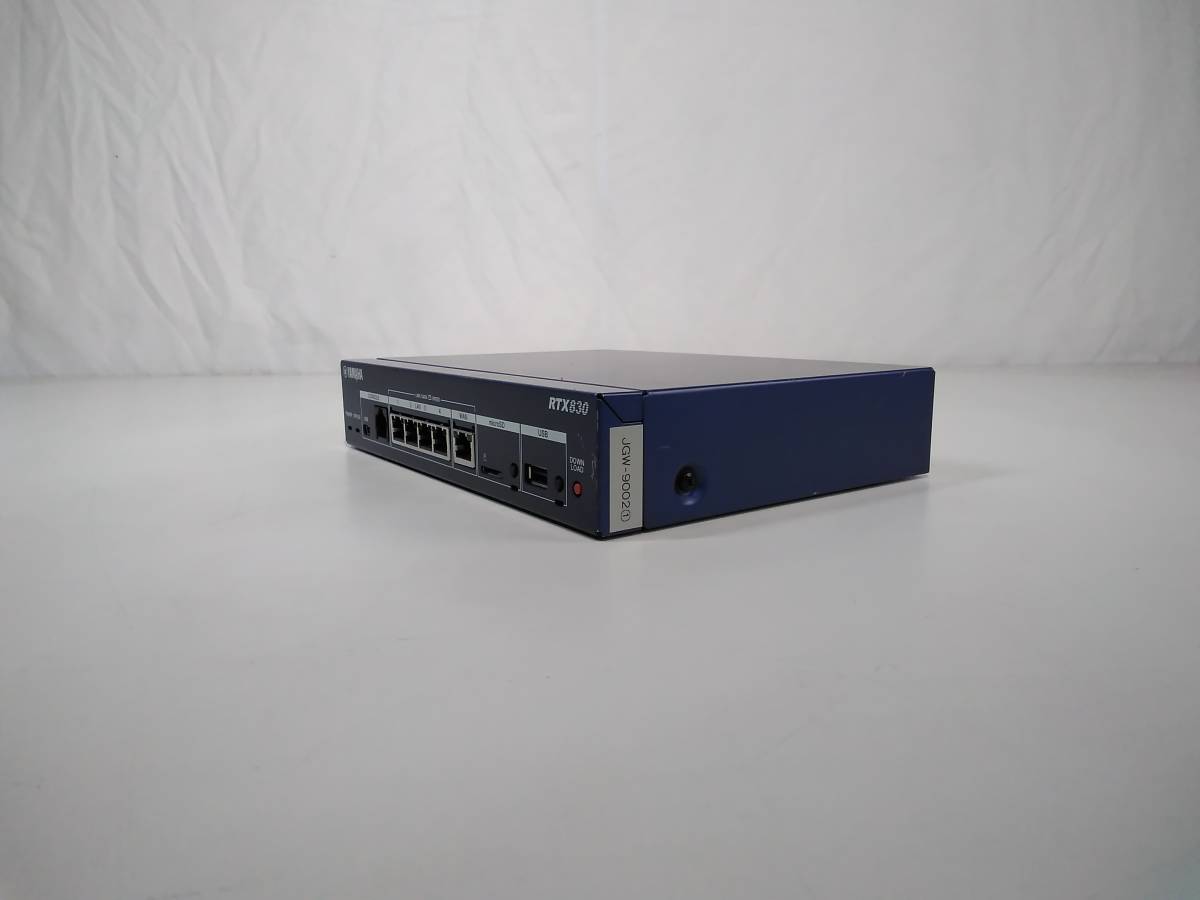 YAMAHA⁄ヤマハ ギガアクセスVPNルーター RTX830 初期化済み 最新FW