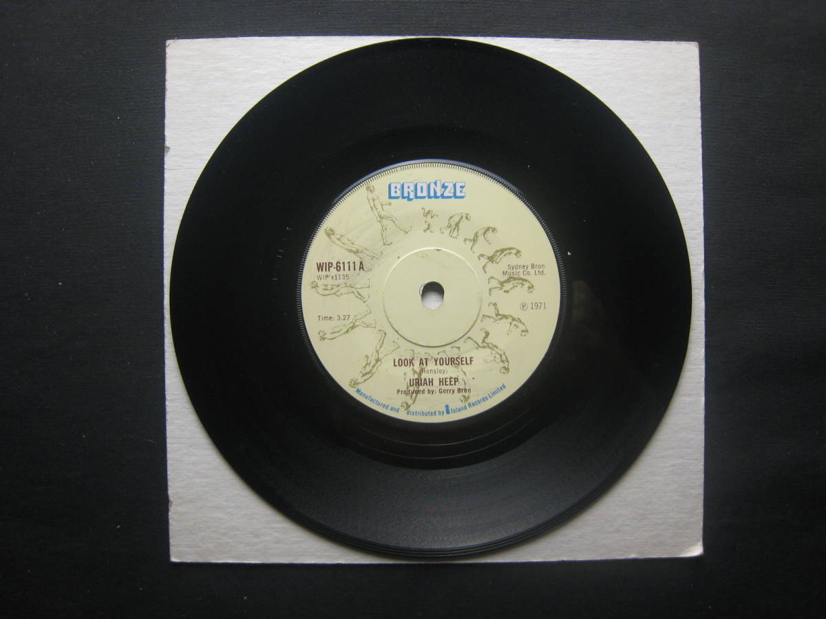 Look Yourself - Heep Uriah at At 7インチレコード中古品 即決][7インチ][ UKオリジナルLP Help Yourself 1971年作 状態良好