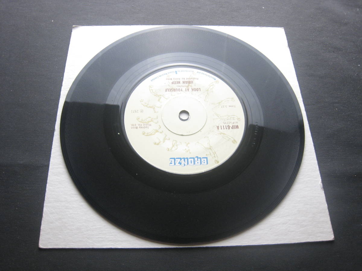 Look Yourself - Heep Uriah at At 7インチレコード中古品 即決][7インチ][ UKオリジナルLP Help Yourself 1971年作 状態良好