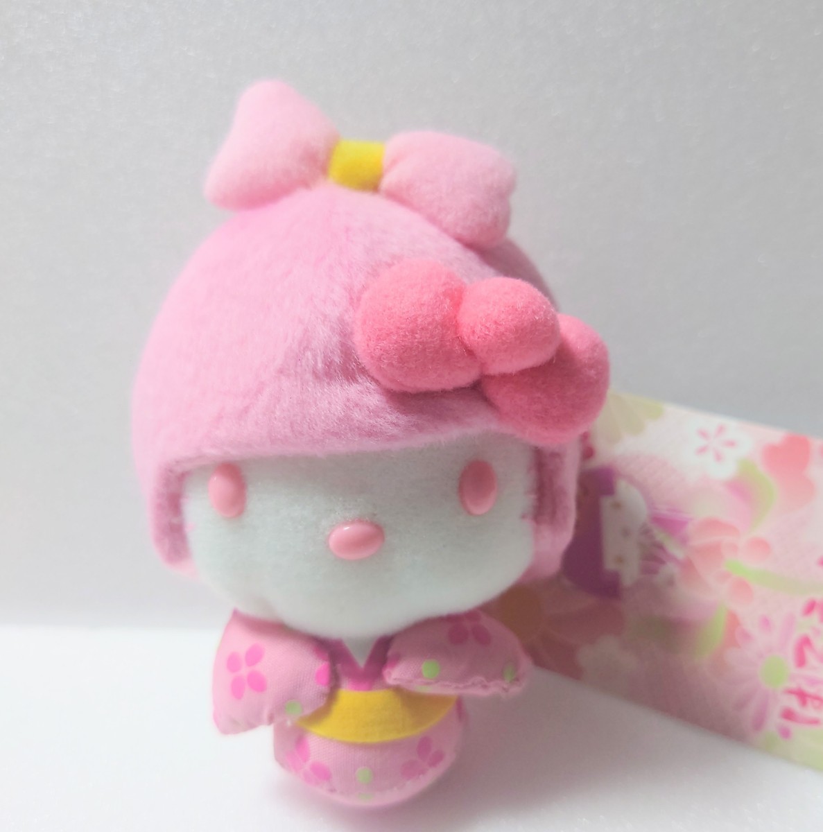 限定 ハローキティ Hello Kitty はろうきてぃ 姫こけし ぬいぐるみ マスコット ボールチェーン タグ付き 2007年 頭が大きい C