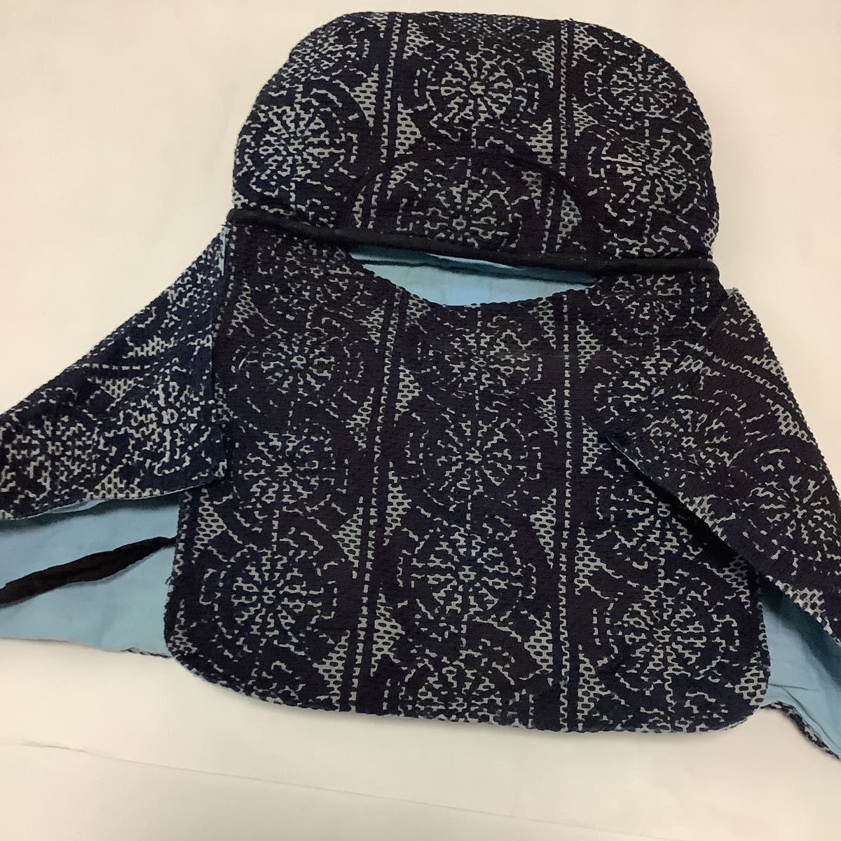 刺し子 頭巾 刺し子帽 襤褸 火消し SASHIKO 古裂 【公式通販】