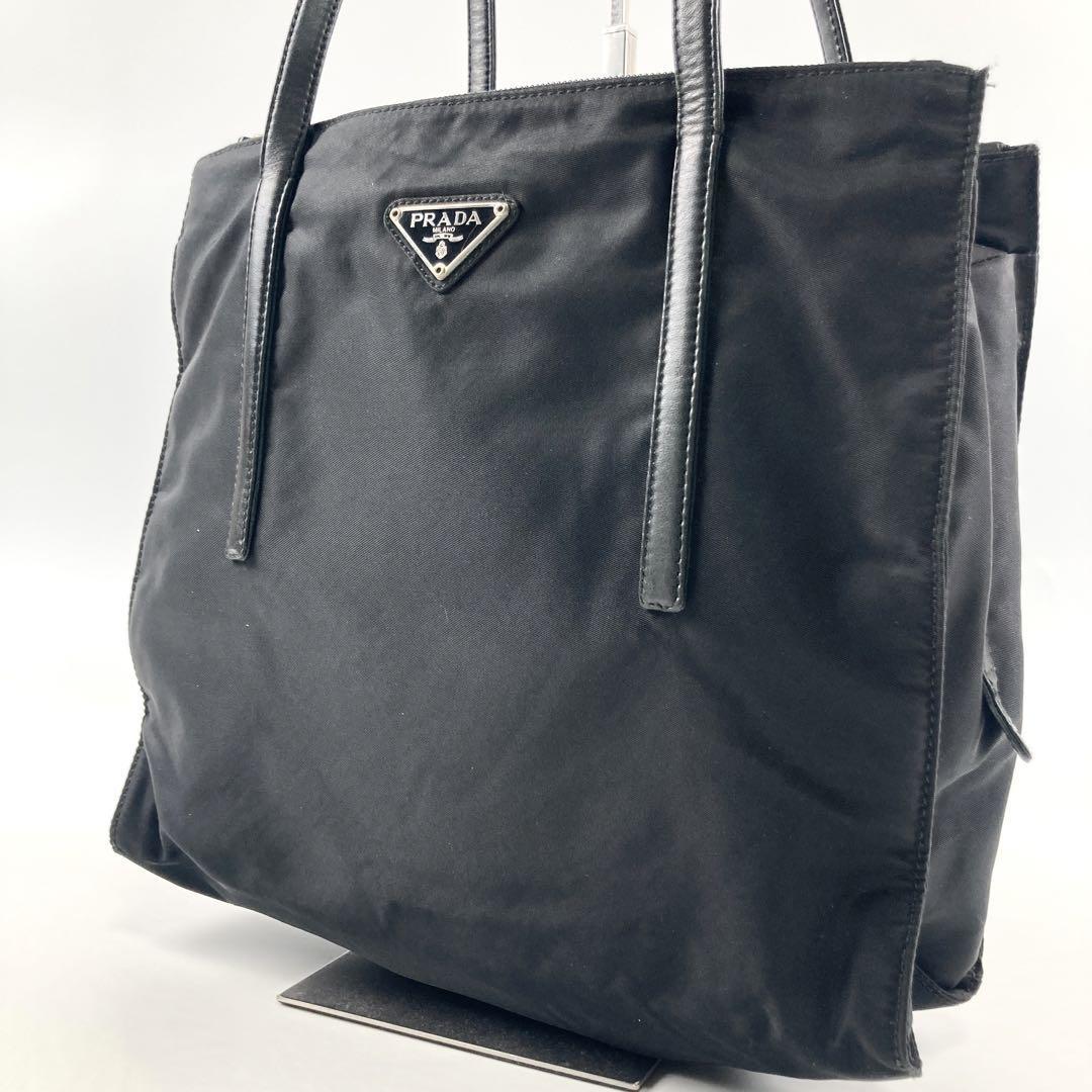 PRADA プラダ トートバッグ ショルダーバッグ ナイロン レザー 三角