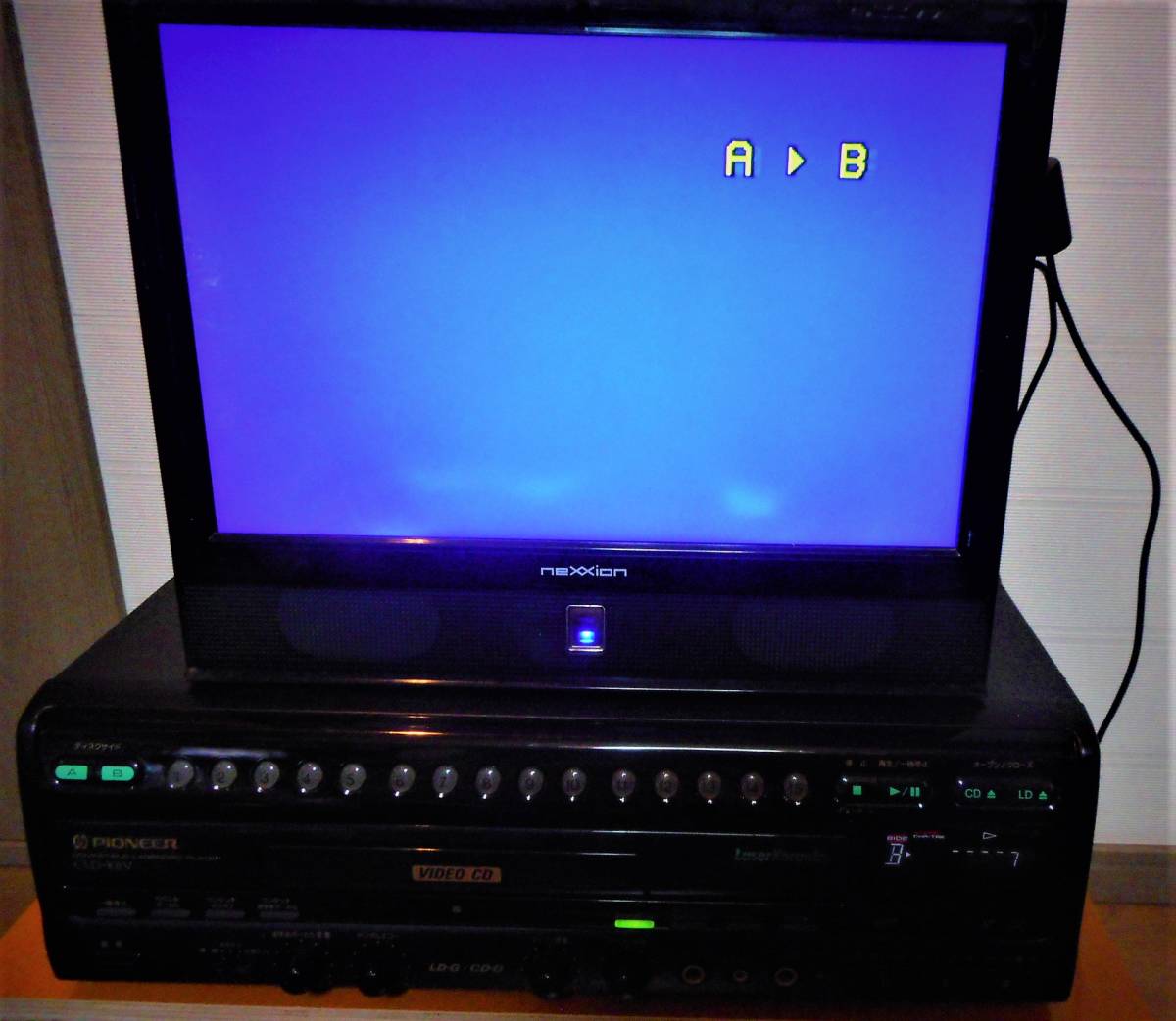 美品】PIONEER パイオニア LDプレーヤー CLD-K8V 整備動作品 カラオケ