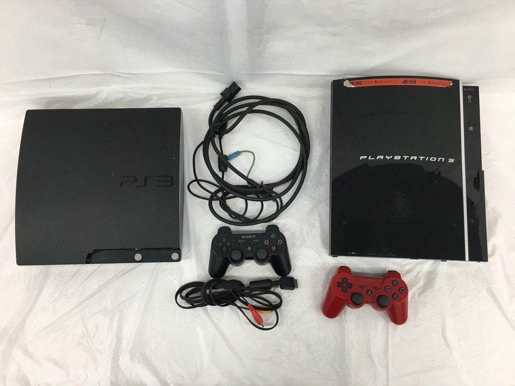 SONY PS3 プレイステーション3 本体 ワイヤレスコントローラー 他 おまとめ 【BJAM8029】